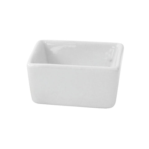 Packnwood Mini Reusable White Cubic Bowl 2oz L:2in W:2in H:1in - iFoodservice Online