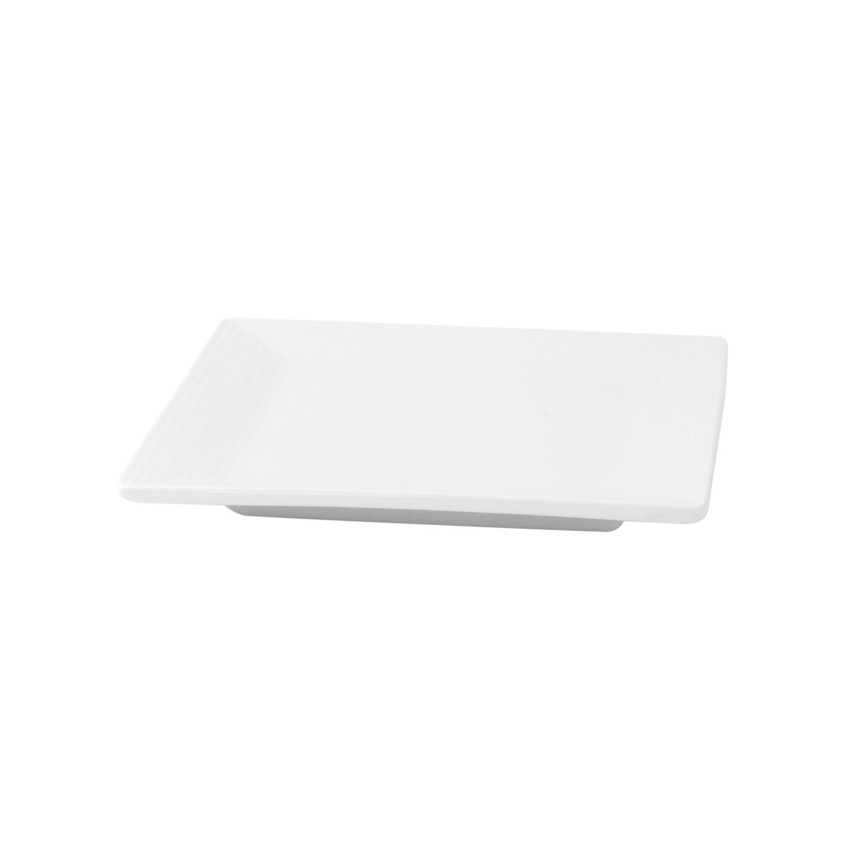 Packnwood Mini Reusable White Square Dish L:3.75in W:3.75in H:0.4in - iFoodservice Online
