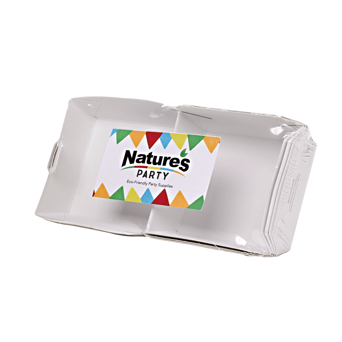 Packnwood Mini white cardboard burger box L:3.54in W:3.54in - iFoodservice Online