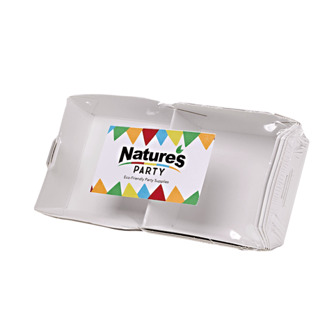 Packnwood Mini white cardboard burger box L:3.54in W:3.54in - iFoodservice Online