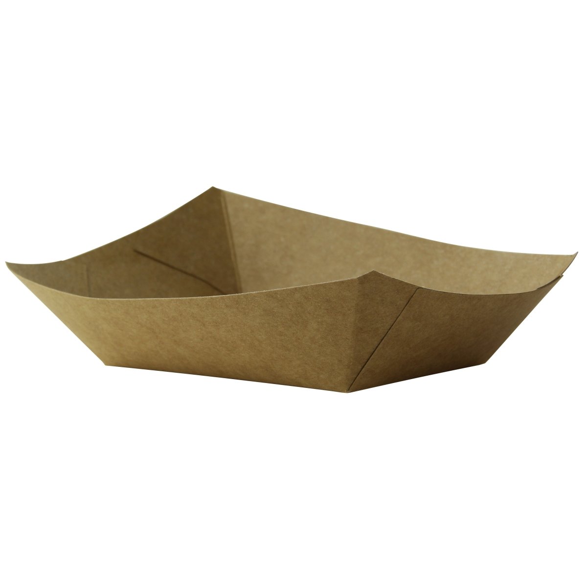 Packnwood Multi Use Kraft Paper Boat 1.25lbs 13oz L:6.7in W:4.7in H:1.6in - iFoodservice Online
