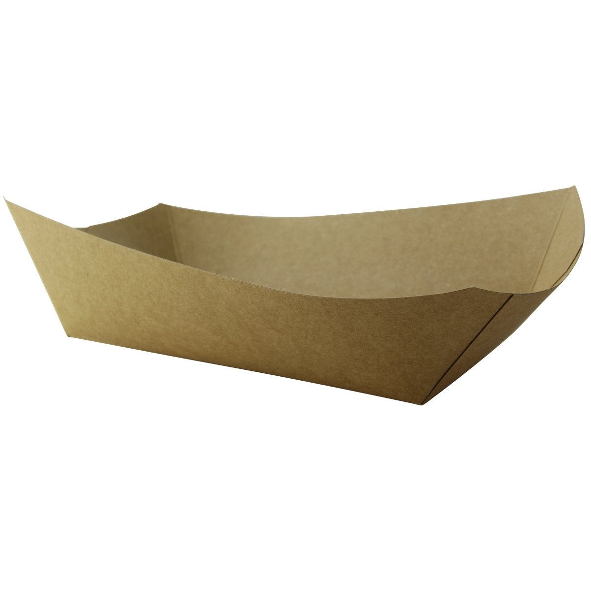 Packnwood Multi Use Large Kraft Paper Boat 4.5lbs 40oz L:9.5in W:7in H:2.1in - iFoodservice Online