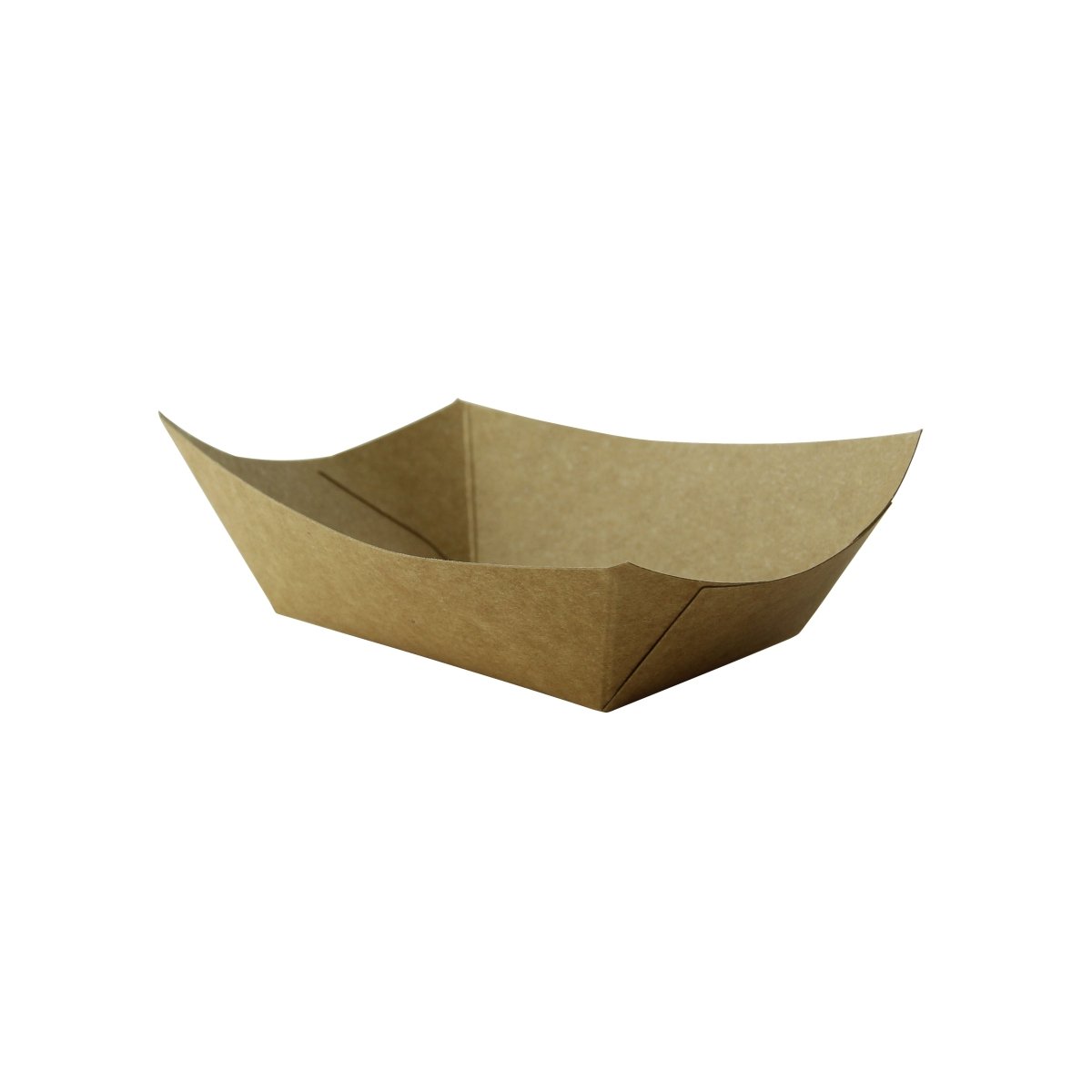 Packnwood Multi Use Small Kraft Paper Boat 0.5lbs 7oz L:5.4in W:3.6in H:1.5in - iFoodservice Online