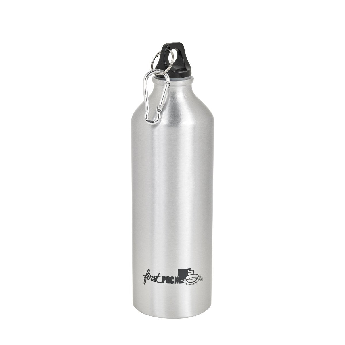 Packnwood Noxbottle reusable Aluminium water bottle with carabiner clip lid 25oz H:10in - iFoodservice Online