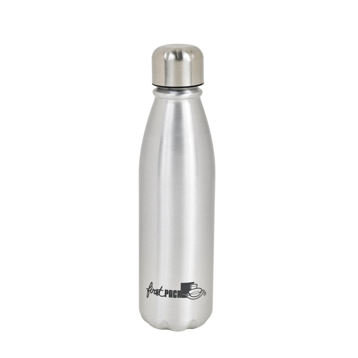 Packnwood Noxbottle reusable Aluminium water bottle with PP/Metal cap 17oz H:9.64in W:2.55in - iFoodservice Online