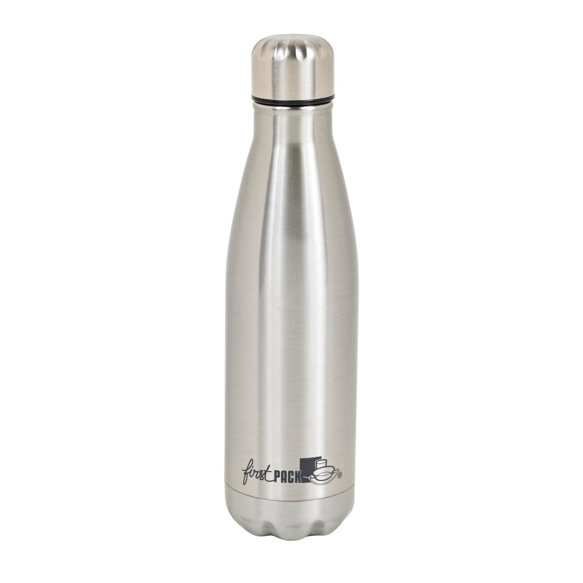 Packnwood Noxbottle reusable stainless steel double wall isothermal water bottle with cap 17oz H:10.43in W:2.75in - iFoodservice Online
