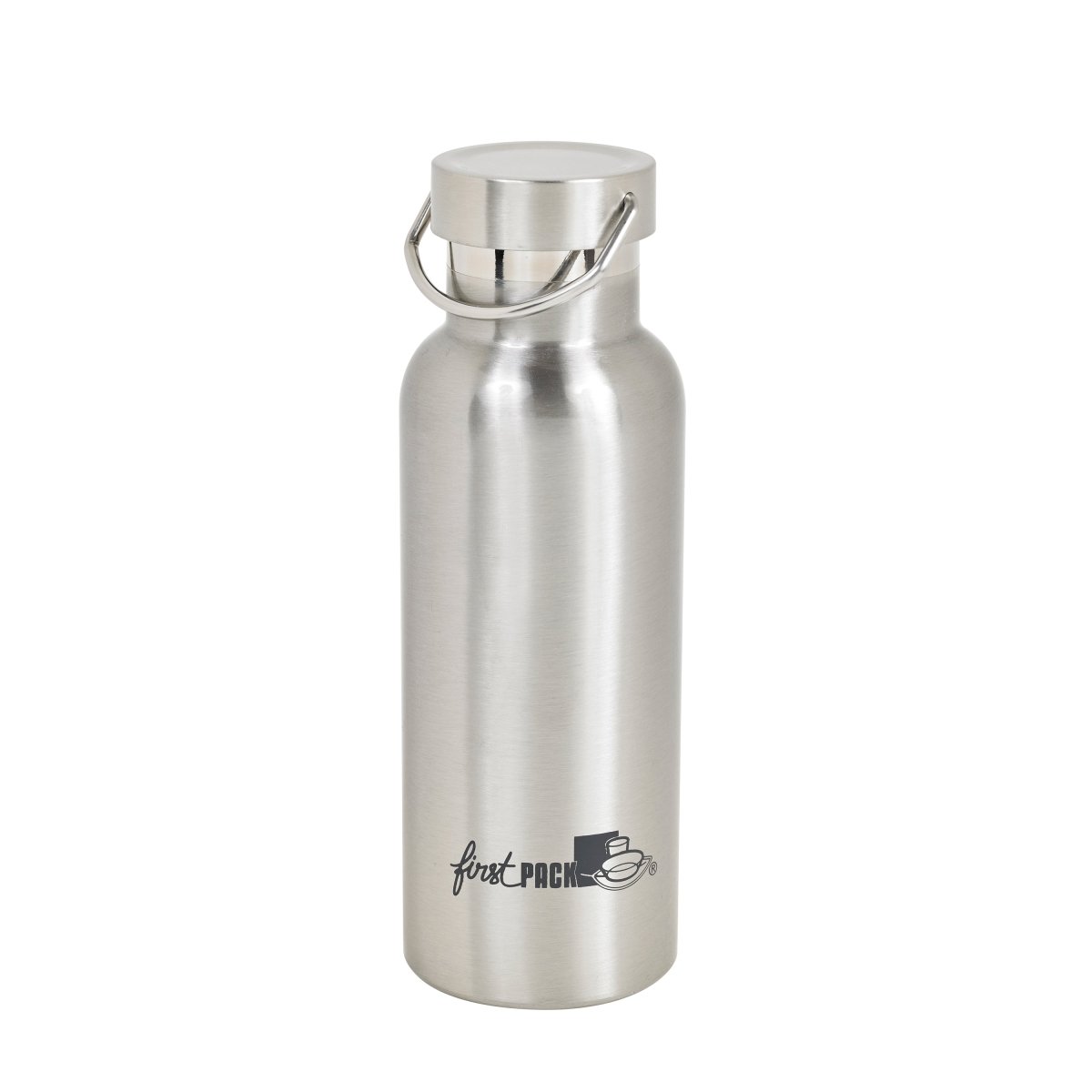 Packnwood Noxbottle reusable stainless steel double wall isothermal water bottle with cap 17oz H:9.05in - iFoodservice Online