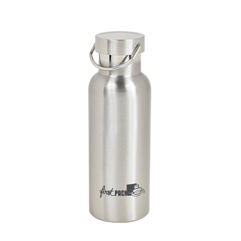 Packnwood Noxbottle reusable stainless steel double wall isothermal water bottle with cap 17oz H:9.05in - iFoodservice Online
