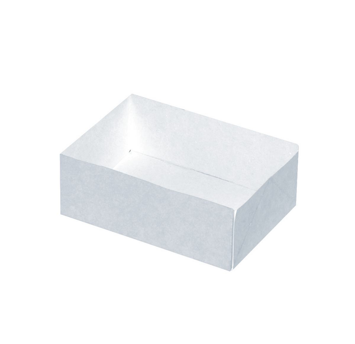 Packnwood Open White Pastry Box L:6.29in W:4.72in H:1.96in - iFoodservice Online