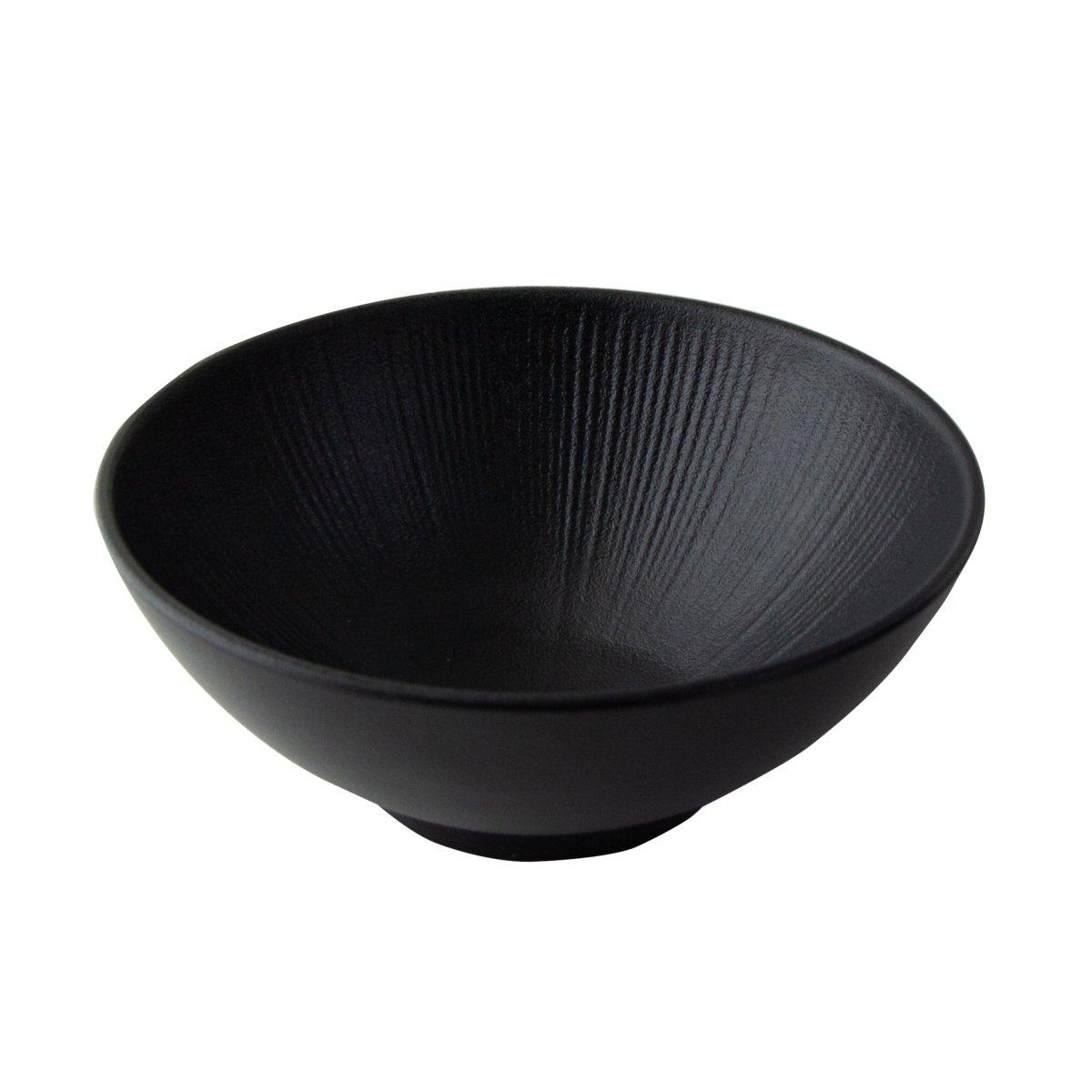 Packnwood Phoenix" Reusable recycled black bowl 16oz D:6.1in H:2.5in - iFoodservice Online