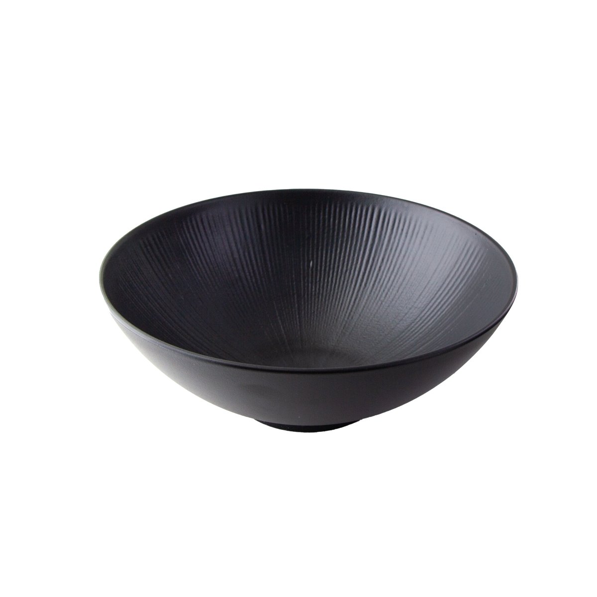 Packnwood Phoenix" Reusable recycled black bowl 30oz D:7.3in H:2.9in - iFoodservice Online