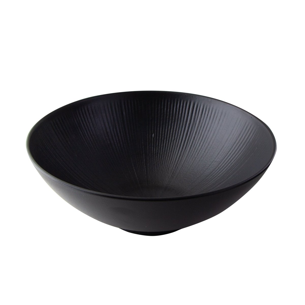 Packnwood Phoenix" Reusable recycled black bowl 60oz D:9.3in H:3.5in - iFoodservice Online