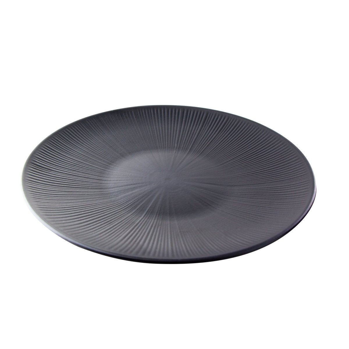 Packnwood Phoenix" Reusable recycled black plate D:13.0in H:1.4in - iFoodservice Online