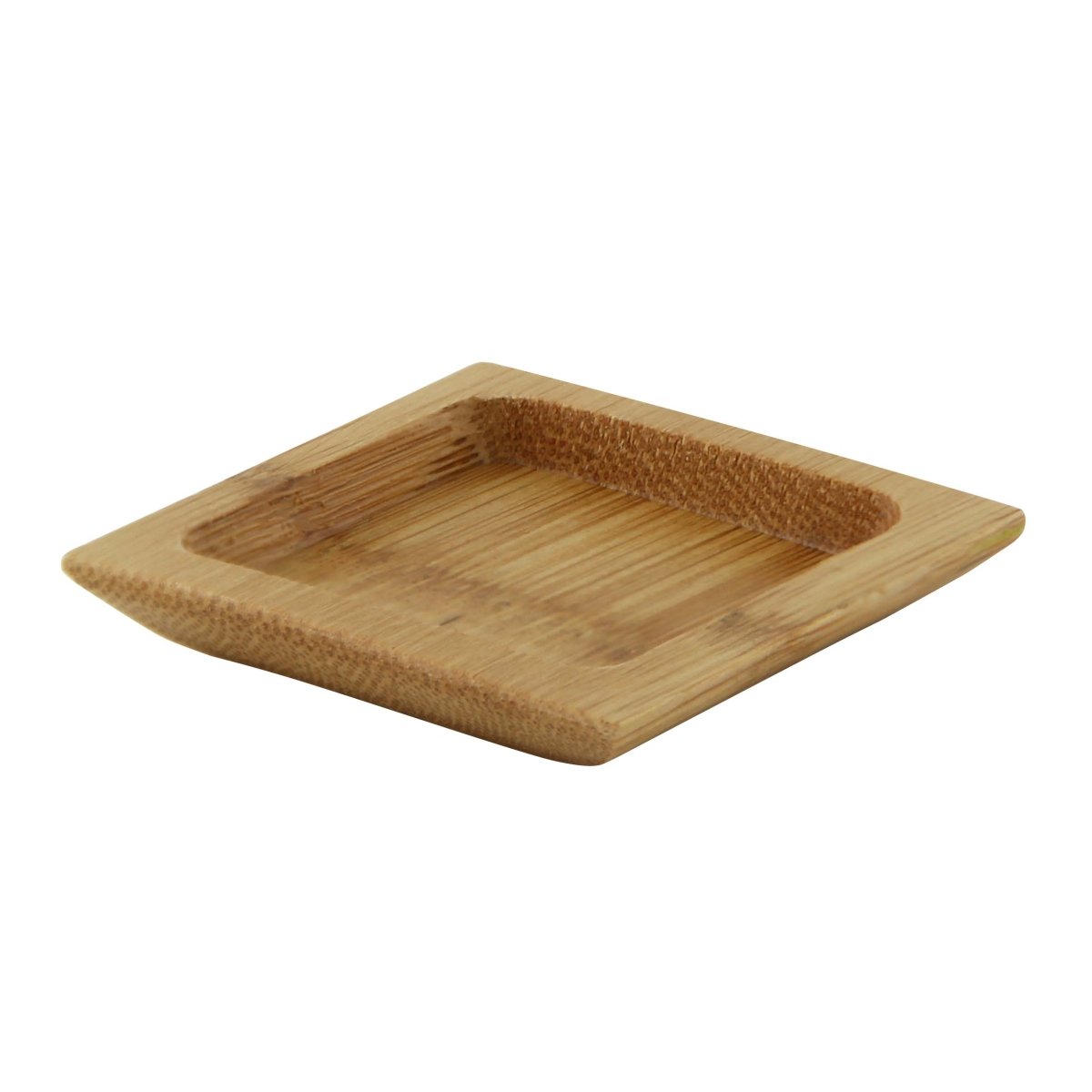 Packnwood PODA Bamboo Mini Square Dish L:2.4inin W:2.4inin H:0.4in - iFoodservice Online