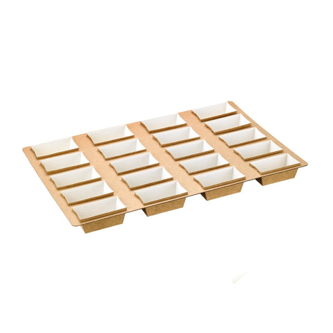 Packnwood Rectangular Baking Molds Tray L:22in W:14in H:1.3in - iFoodservice Online