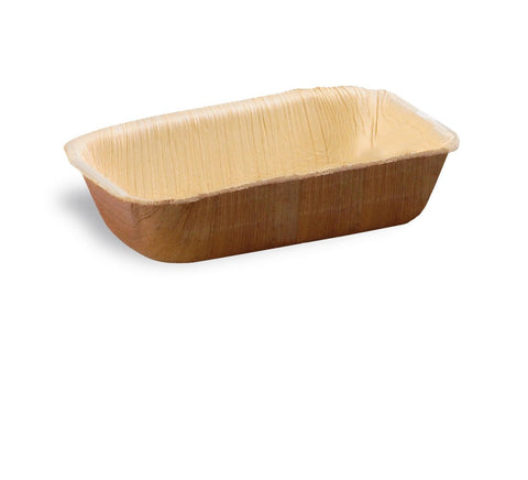 Packnwood Rectangular Palm Dish 4oz L:5in W:2.5in H:1.1in - iFoodservice Online