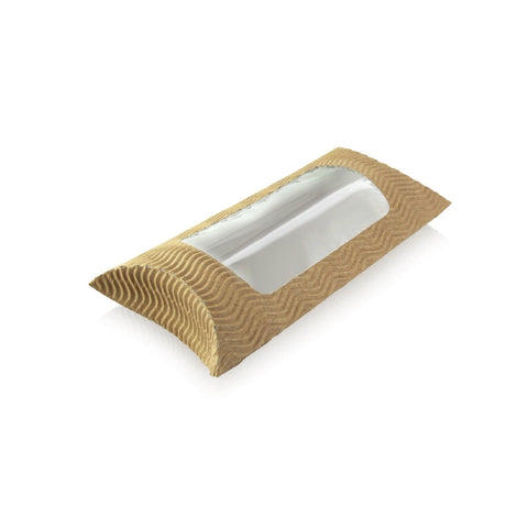 Packnwood Rectangular Small Pillow Pack With Window L:8.9/7.2in W:4.5in H:1.75in - iFoodservice Online