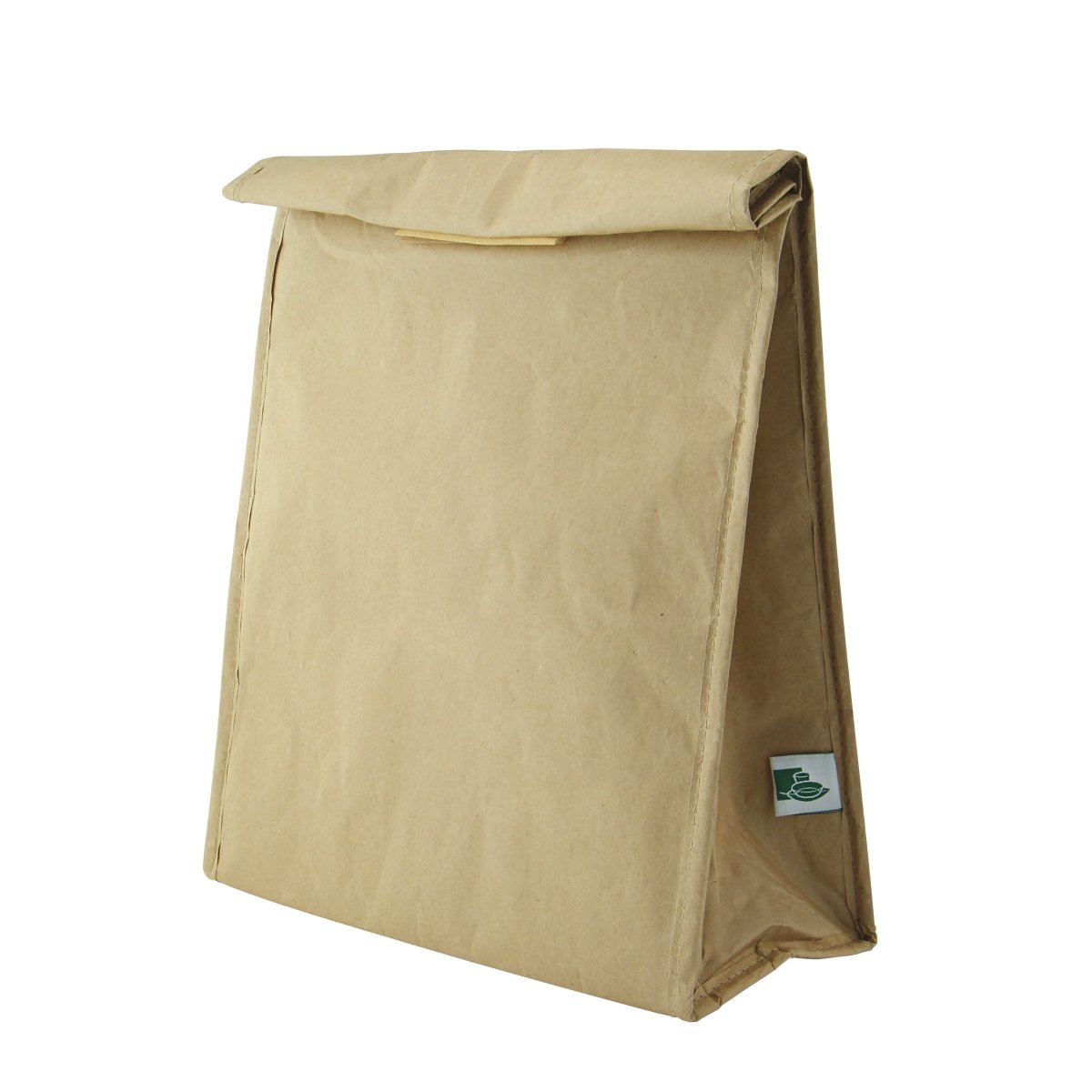 Packnwood Reusable paper insulated meal bag with velcro closing W:9.6in Gusset:4.7in H:13.8in - iFoodservice Online