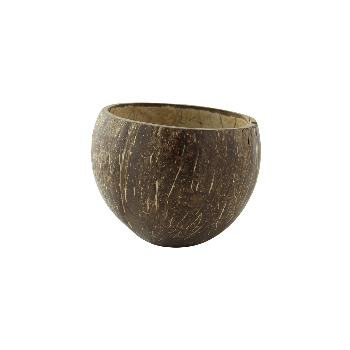 Packnwood Round coconut bowl without polished 11.8 - 17oz D:3.4in H:2.85in - iFoodservice Online