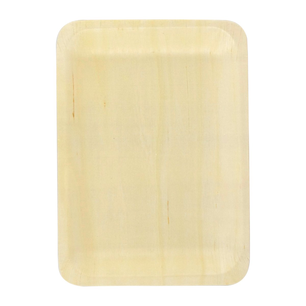 Packnwood SCANDINAVIA Rectangular Wooden tray L:10.4in W:8in H:0.8in - iFoodservice Online