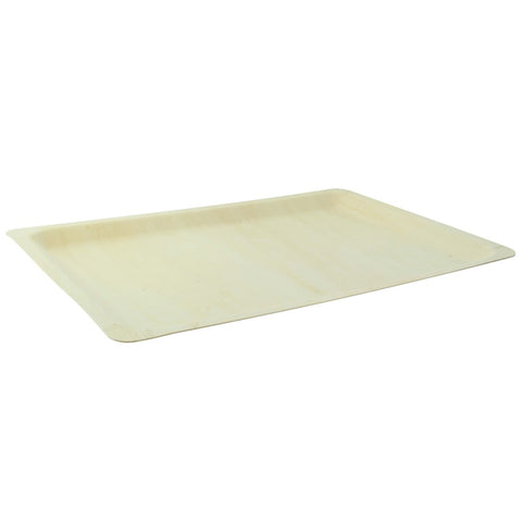 Packnwood SCANDINAVIA Rectangular Wooden Tray L:15.75in W:11in H:0.75in - iFoodservice Online