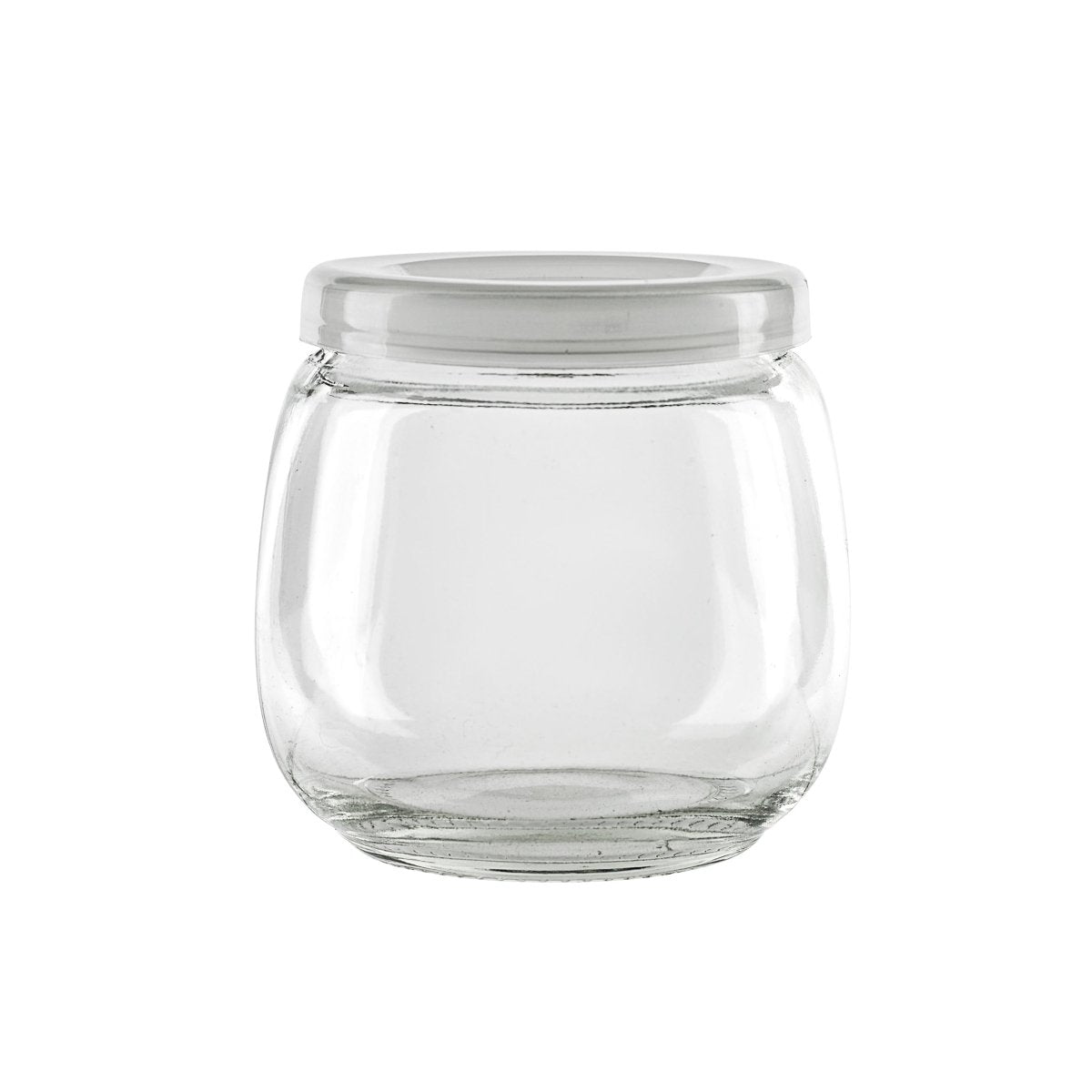 Packnwood Spheric Reusable pudding jar with plastic cap 7oz D:2.44in W:2.83in H:2.87in - iFoodservice Online