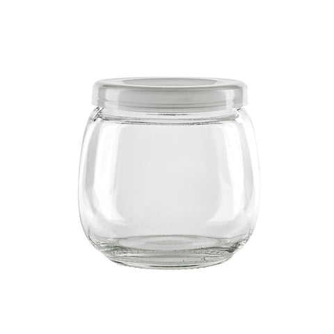 Packnwood Spheric Reusable pudding jar with plastic cap 7oz D:2.44in W:2.83in H:2.87in - iFoodservice Online