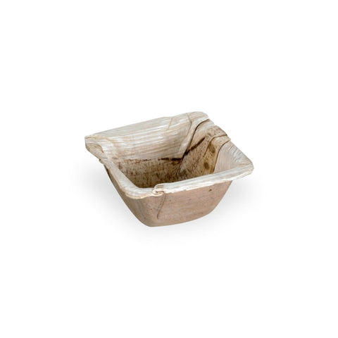 Packnwood Square Palm Dish 1oz L:2.5in W:2.5in H:1.3in - iFoodservice Online