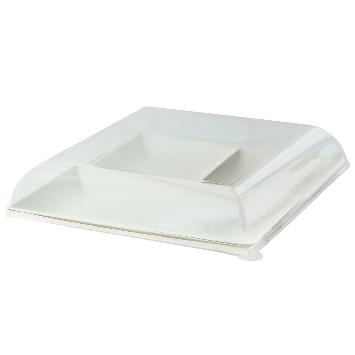 Packnwood Sugarcane Bento Box Plate with 1 Sugarcane Compartments - 100 VIP Set - iFoodservice Online