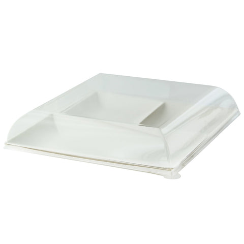 Packnwood Sugarcane Bento Box Plate with 1 Sugarcane Compartments - 100 VIP Set - iFoodservice Online