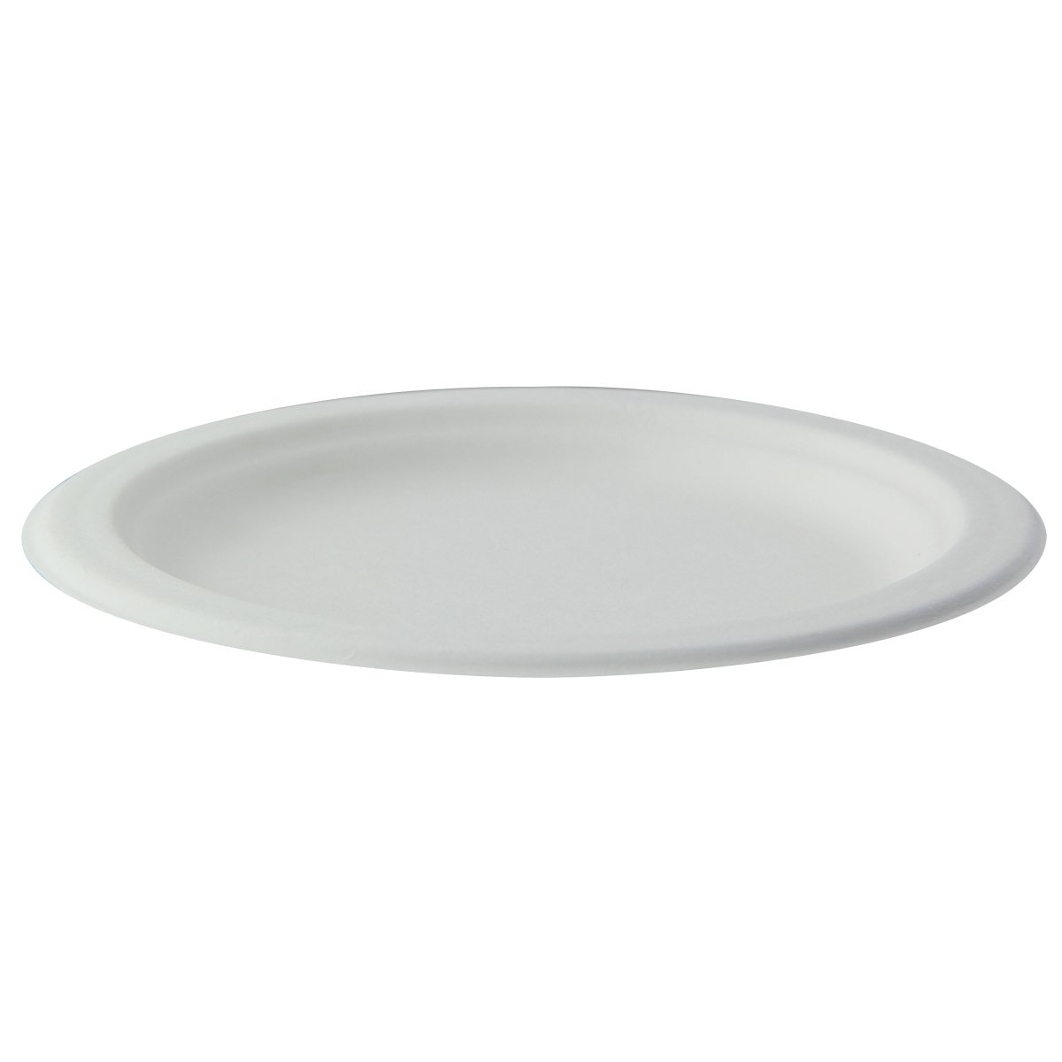 Packnwood Sugarcane White Round Plate (No added PFAs) D:6in - iFoodservice Online