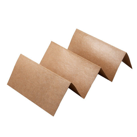 Packnwood Taco insert for 3 tacos PE coating on both sides L:15.4in W:5.3in - iFoodservice Online