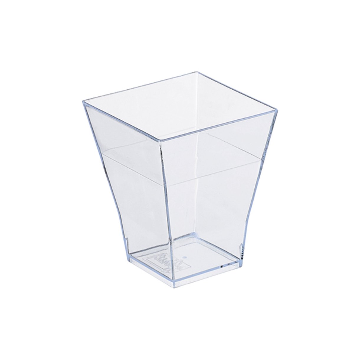 Packnwood TAITI Clear Square Cup 2oz L:1.7in W:1.7in H:2.1in - iFoodservice Online