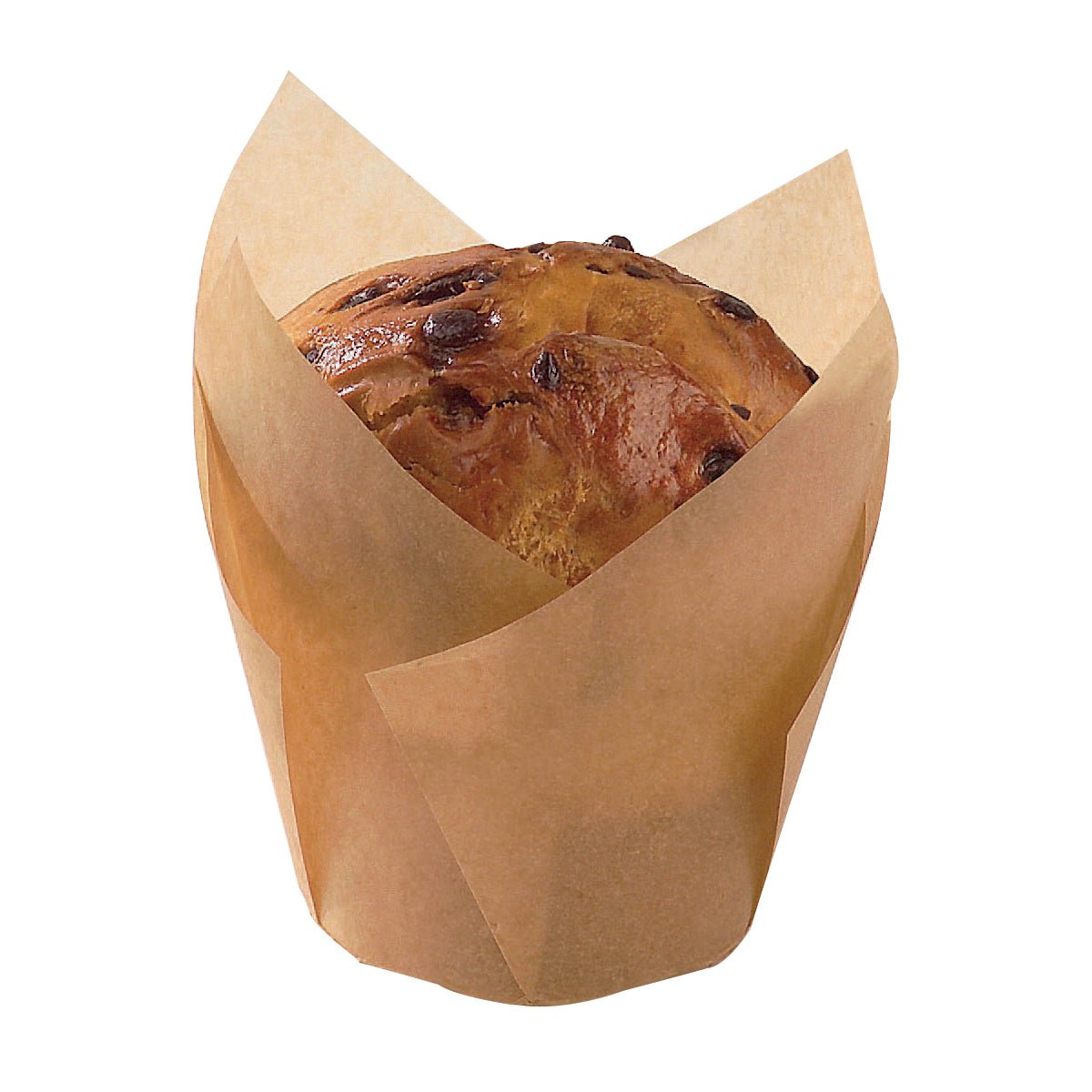 Packnwood Tulip Golden Brown Silicone Baking Cup 4oz D:2in - iFoodservice Online