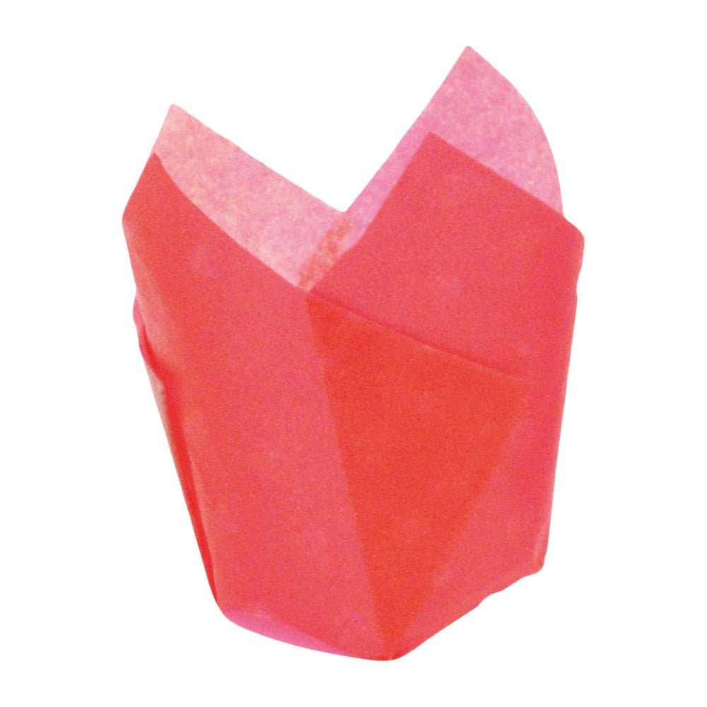 Packnwood Tulip Red Silicone Baking Cup 4oz D:2in - iFoodservice Online