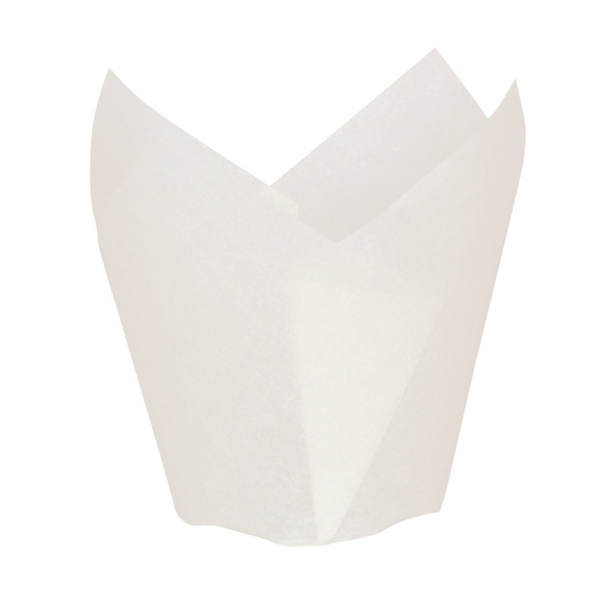 Packnwood Tulip White Silicone Baking Cup 1.25oz D:1.2in - iFoodservice Online