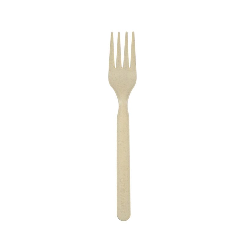 Packnwood Unwrapped Compostable & Heat Proof Corn - Bamboo Fiber Fork L:6.7in - iFoodservice Online