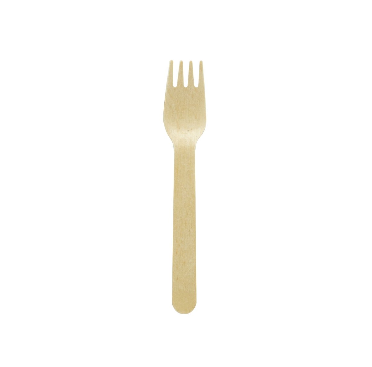 Packnwood Unwrapped Wooden Fork L:6.2in - iFoodservice Online