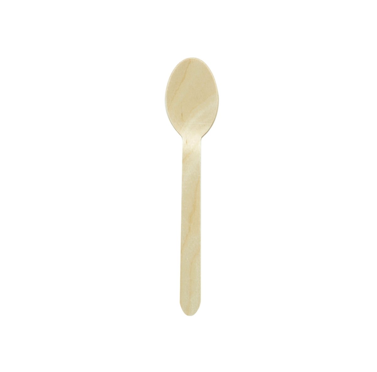 Packnwood Unwrapped Wooden Spoon L:6.2in - iFoodservice Online