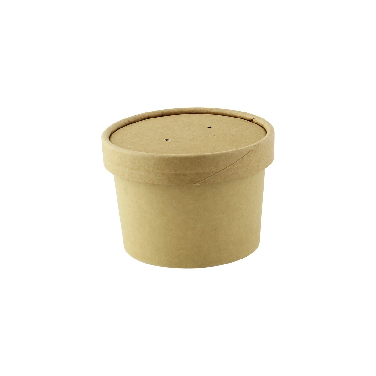 Packnwood Vented Kraft Paper Lid for 210SOUP8 & 210SOUPK8K D:3.54in - iFoodservice Online