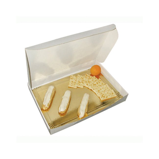 Packnwood White Catering Box L:11.02in W:7.48in H:2.36in - iFoodservice Online
