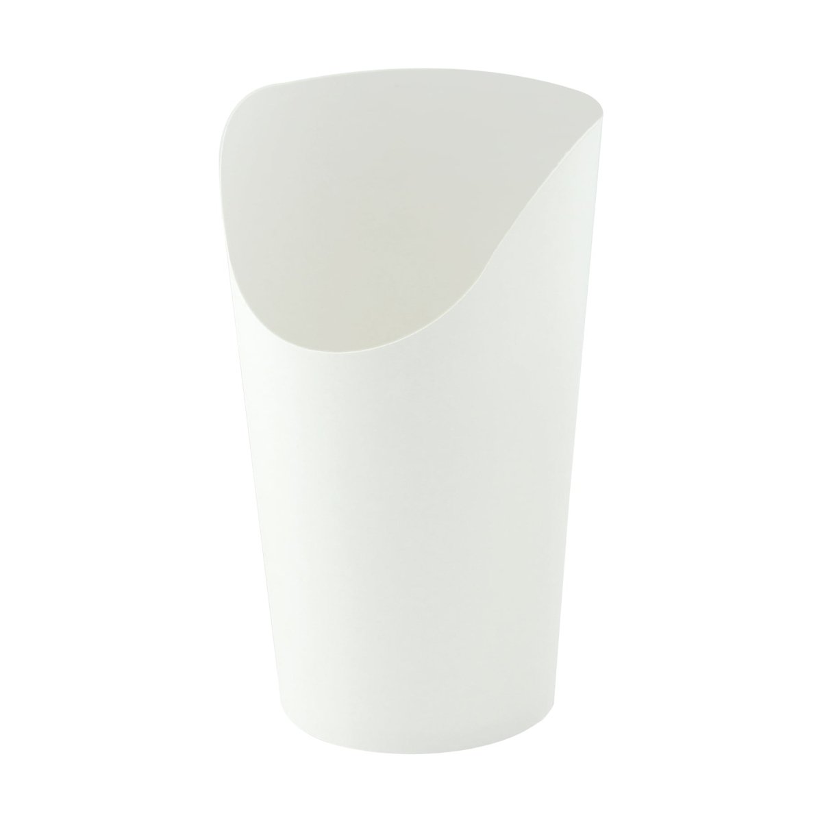 Packnwood White Kraft Wrap Cup 12oz H:5.3 D:2.36in - iFoodservice Online