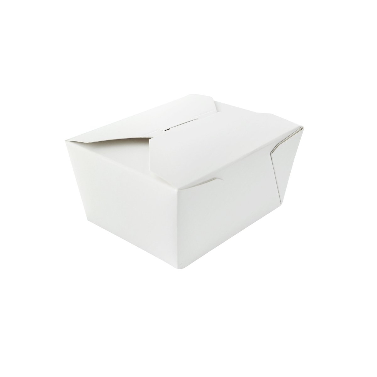 Packnwood White Meal Box 22oz L:5.1in W:4.13in H:2.55in - iFoodservice Online