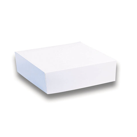 Packnwood White Pastry Box L:12.06in W:12.06in H:3.15in - iFoodservice Online
