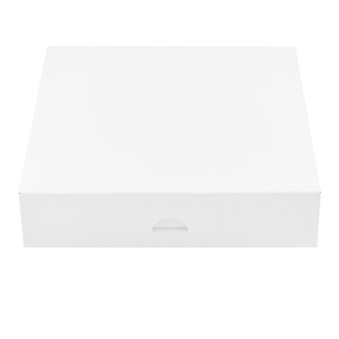 Packnwood White Pastry Box L:7.87in W:7.87in H:1.97in - iFoodservice Online