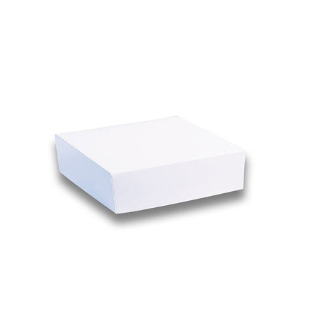 Packnwood White Pastry Box L:9.84in W:9.84in H:3.94in - iFoodservice Online