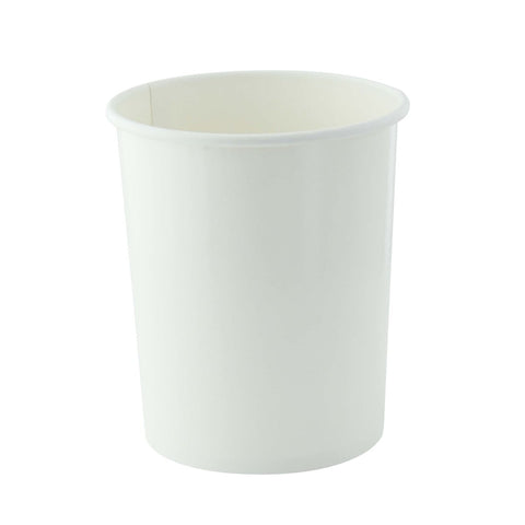 Packnwood White Soup Cup (Lid optional) 20oz D:3.75in H:4.4in - iFoodservice Online