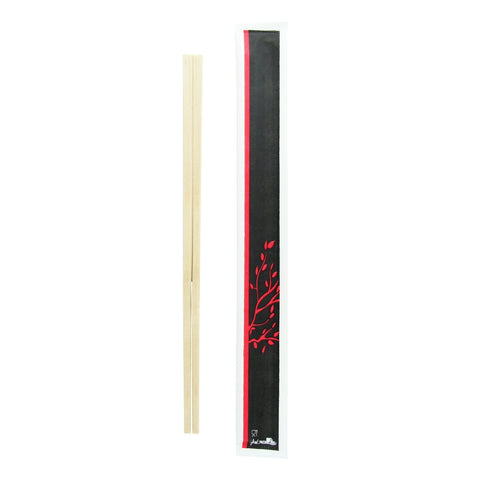 Packnwood Wood Chopsticks Wrapped L:7.9in - iFoodservice Online