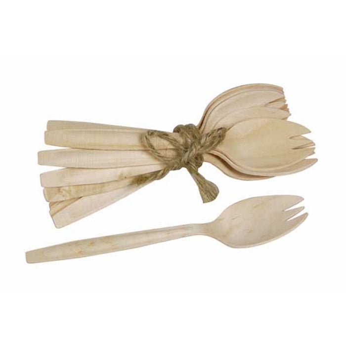 Packnwood Wooden Spork L:5.7in - iFoodservice Online