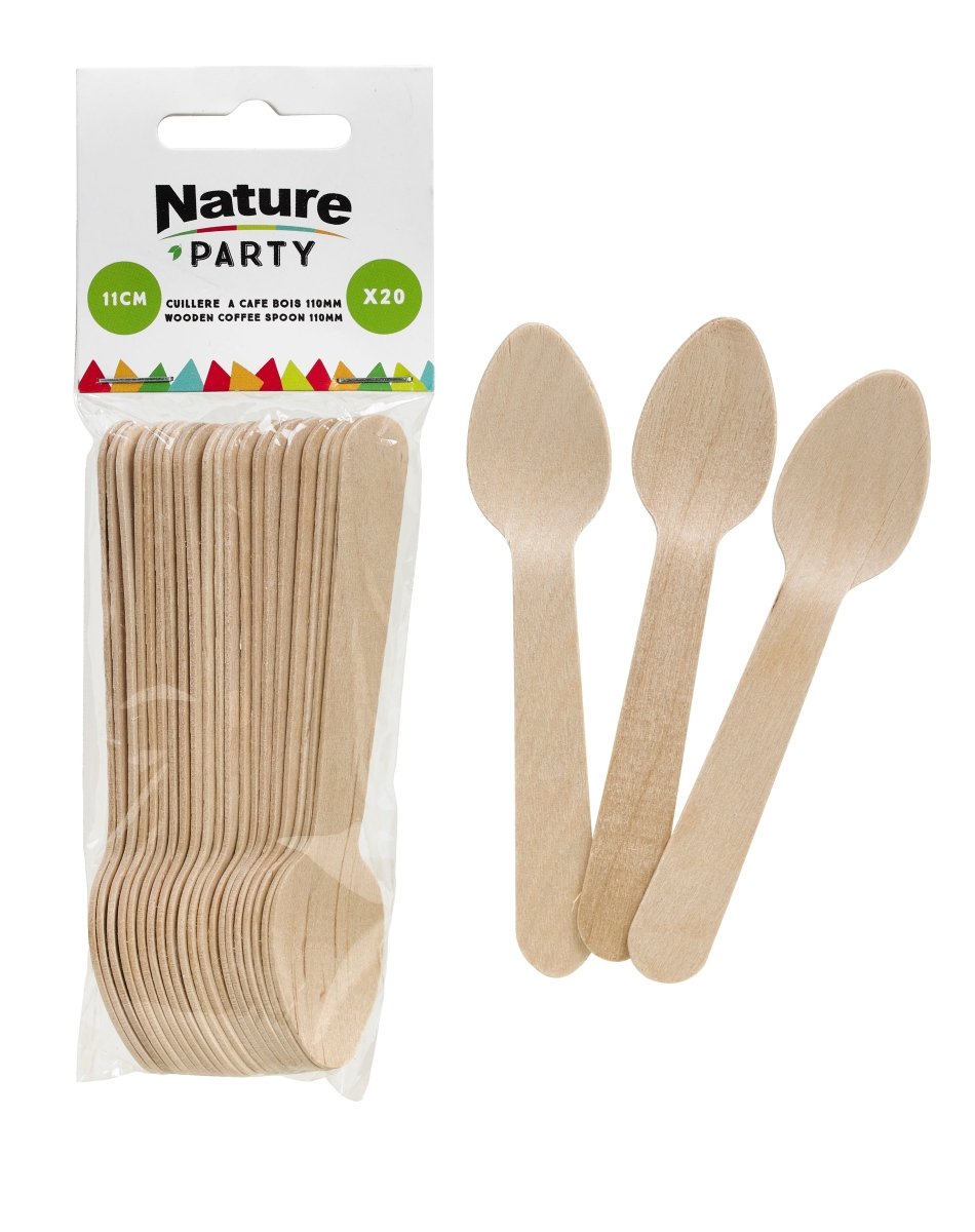 Packnwood Wooden teaspoon L:4.33in - iFoodservice Online